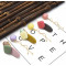 F-0657  2Pcs/Set Korean Style Girl Gold Metal Acrylic Hair Clip Barrettes Hairpins for Women Party Hair Accessories