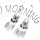 E-5356 Ethnic Vintage Style Silver Gold Moon Shaped Drop Zamak Gypsy Indian Bells Long Tassel Statement Earrings For Women Boho Jewelry