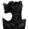 E-5362 Ethnic Vintage Fashion Bat Sapphire Earrings Youth Dangle Earrings Women's Pendant Earrings