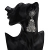 E-5360  Indian Retro Palace Style Chandelier Dangle Earrings Flower Leaf tassels Pendant Earrings