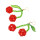 E-5363 Cute Handmade Girl Resin Beaded Cherry Drop Earrings For Women Summer Holiday Jewelry
