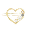 P-0438  4 Styles Girl Gold Metal Pearl Rhinestone Hair Clips Hairpins for Women Wedding Hair Accessories