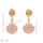 E-5367 Summer Marine Style Sea Shell Drop Earrings Gold For Women Wedding Party Beach Jewelry