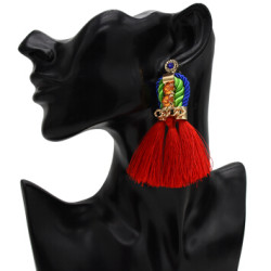 E-5368 Crystal Tassel Earrings for Women Fashion Vintage Bohemian Big Fringe Femme Earring 2019 Jewelry Gift