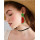 E-5299 Cute Girl Resin Beads Fruit Watermelon Shape Drop Earrings For Women Statement Party Jewelry