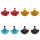 E-5370 Ethnic Bohemian Rhinestone Resin Bead Thread Tassel Drop Earrings for Women Wedding Party Jewelry