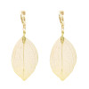 E-5371    Leaf earrings with golden hooks and light Pendant Earrings Jewelry For Women Design
