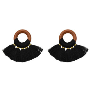 E-5376    10pcs/set Cotton Thread Mini Tassel DIY Boho Jewelry Making Supplies Earrings Finding Fringe Trim Pendants Small Tassels