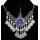 F-0664 Women Colorful Beads Coin Tassel Belly Dance Head Chain Maang Tikka Costume Gypsy Vintage Hair Jewelry