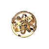 R-1508 2 Colors Romantic Astronomical Sphere Ball Ring Cosmic Finger Ring Couple Lover Gift