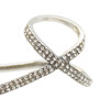 B-0978 Punk style bracelet shiny rhinestone bracelet hard hand back bracelet for women party jewelry gift
