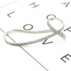 B-0978 Punk style bracelet shiny rhinestone bracelet hard hand back bracelet for women party jewelry gift