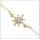 N-7255 Fashion European Women Gold Rhinestone Star Pendant Necklaces Summer Party Jewelry