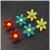 E-5393 3pairs/set Trendy Acrylic Flower Shaped Stud Earrings for Women Bridal Party Jewelry Gift