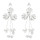 E-5394 New Elegant Gold Silver Metal Leaf Drop Dangle Earrings for Women Summer Party Jewelry