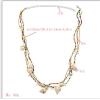 N-7259 Fashion Colorful Beads Acrylic Stone Conch Pendant Statement Necklaces for Women Boho Party Beach Jewelry