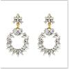 E-5397 Luxury Colorful Crystal Drop Earrings for Women Bohemian Rhinestone Tassel Earrings Statement Jewelry Party