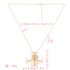 N-7265 Women Gold Link Chain Natural Shell Pendant Necklace Boho Summer Beach Party Jewelry