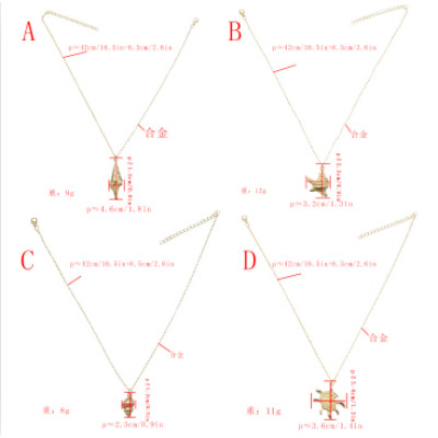 N-7266 4 Styles Women Gold Metal Conch Sea Shell Pendant Necklaces For Girls Party Summer Jewelry