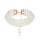N-7270 Fashion Gold Alloy Faux Pearl Multilayer Necklace Choker For Women Ladies Party Jewelry