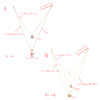 N-7278 Fashion Gold Metal Sea Shell Pendant Necklaces Multilayer Link Chains Necklace For Women Summer Jewelry