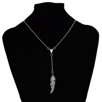 E-5412  N-7280 Gold Silver Leaf Statement Pendant Necklace Earrings Bridal Wedding Party Jewelry