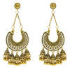 E-5416 Indian Big Gold Silver Bells Long Tassel Jhumka Earrings For Women Wedding Party Jewelry