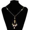N-7283 3 Color Fashionable Seahorse Shell Turquoise Alloy Necklace  Pendant Party Jewelry