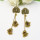 E-5422 Indian Big Flower Gold Silver Bells Long Tassel Jhumka Earrings For Women Wedding Party Jewelry