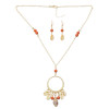 N-7284 Bohemian Natural Sea Shell Pendant Necklaces Earrings Jewelry Sets for Women Summer Beach Gift