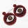 E-5423 Punk beads earrings devil's eye earrings color pendant earrings game peripheral products