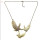 N-3351 N-3344 N-3376 3 Styles Vintage Silver Metal Birds Coin Shape Bib Statement Necklaces for Women Boho Party Jewelry
