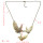 N-3351 N-3344 N-3376 3 Styles Vintage Silver Metal Birds Coin Shape Bib Statement Necklaces for Women Boho Party Jewelry