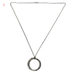 N-2302 N-2260 N-1830 Vintage Silver Turquoise Leaf Pendant Necklace Bohemian For Women Jewelry
