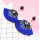 E-5428 Bohemian Handmade Beads Big Eye Tassel Drop Earrings For Women Wedding Trendy Girls Party Gift Statement Earrings