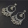 E-5434 Vintage Palace Silver Zamak Indian Bells Tassel Earrings With Birdcage For Women Jewellry