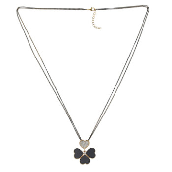N-3096 Necklace Women Kolye Rhinestone Heart Shaped Frame Necklace Pendant Lady Jewelry Gothic Choker Collares Jewlery