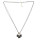 N-3096 Necklace Women Kolye Rhinestone Heart Shaped Frame Necklace Pendant Lady Jewelry Gothic Choker Collares Jewlery
