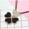 N-3096 Necklace Women Kolye Rhinestone Heart Shaped Frame Necklace Pendant Lady Jewelry Gothic Choker Collares Jewlery