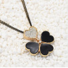 N-3096 Necklace Women Kolye Rhinestone Heart Shaped Frame Necklace Pendant Lady Jewelry Gothic Choker Collares Jewlery