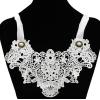 N-1636 Collar Bib Necklace Lace Flower Ribbon Collar Women Girl Clothing Accessories