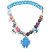 N-3871 Robot Beaded Chain Necklace Acrylic Owl Star Charm Able To Vocalize And Illuminate Good Gift For Children