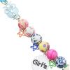N-3871 Robot Beaded Chain Necklace Acrylic Owl Star Charm Able To Vocalize And Illuminate Good Gift For Children