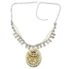 N-3539 Fashion Pearl Crystal Figure Girl Beaded Statement Necklaces for Women Party Jewelry