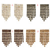 E-5437 Korean exquisite acrylic tassel earrings 4 color fashion shiny party stud
