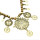 N-5629 Vintage Gold Silver Coin Beaded Statement Necklaces for Women Party Jewelry