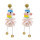 E-5441 Rice Beads Animal Earrings Cute Party Tassel Earrings