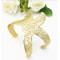 B-0989 New Fashion Gold Silver Metal Starfish Open Cuff Bangles For Women Summer Party Jewelry Gift