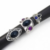 R-1513 6pcs/set New fashion Silver Plated Rhinestone Beads Midi Finger Ring Sets  Ethnic Women Girls Rings