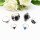 R-1513 6pcs/set New fashion Silver Plated Rhinestone Beads Midi Finger Ring Sets  Ethnic Women Girls Rings